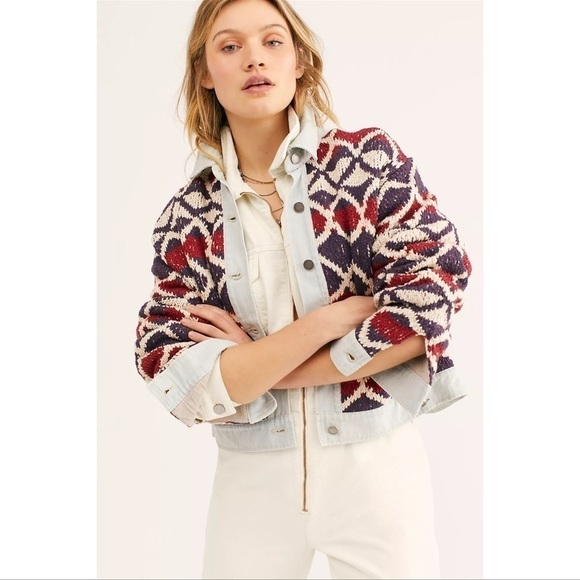 FREE PEOPLE Lakeside Denim Jacket - Picture 1 of 5